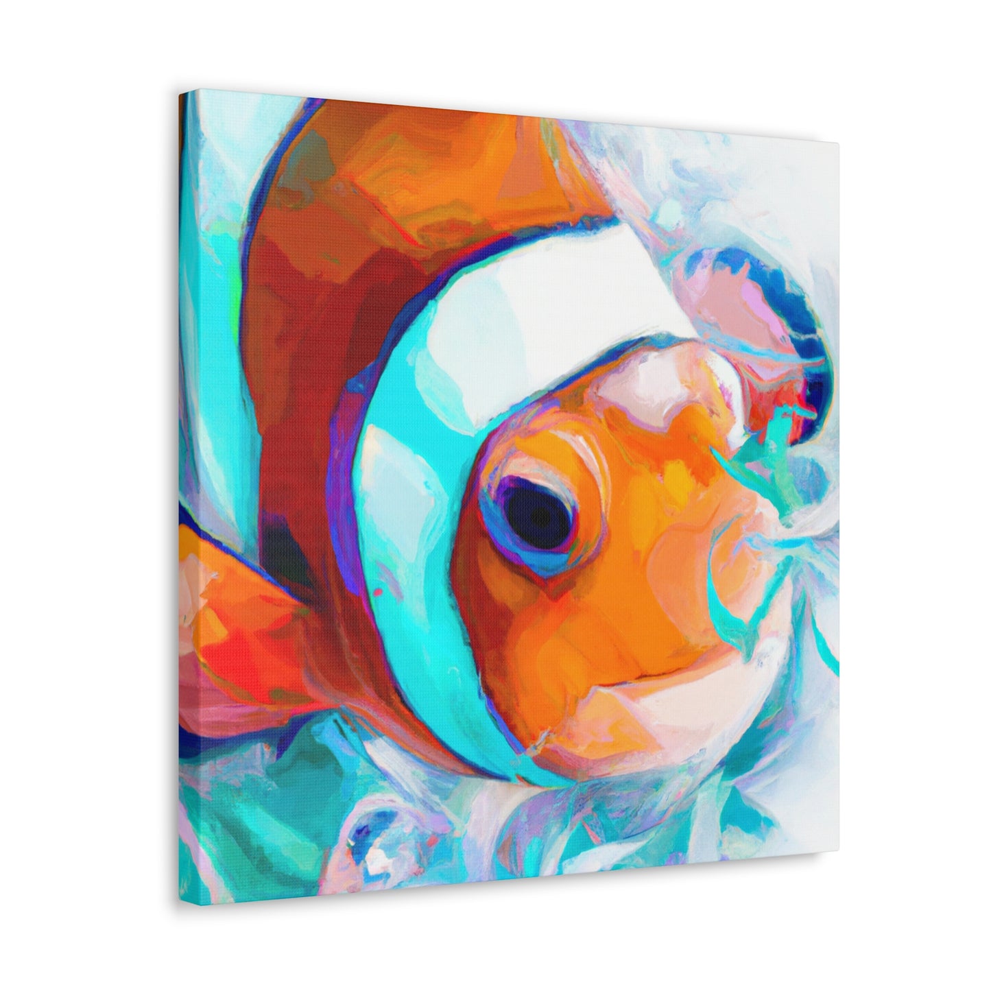 "Clownfish under Moonlight". - Canvas