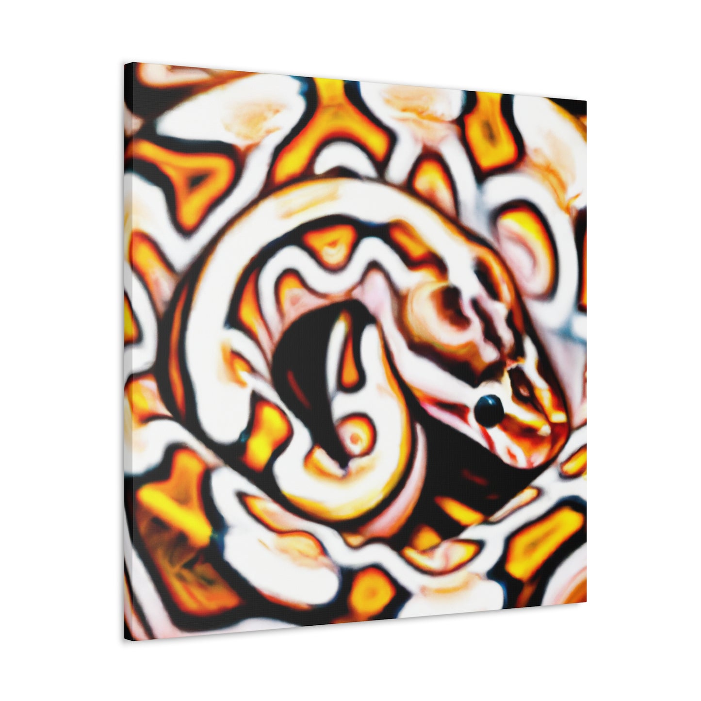 "Majesty of Ball Python" - Canvas