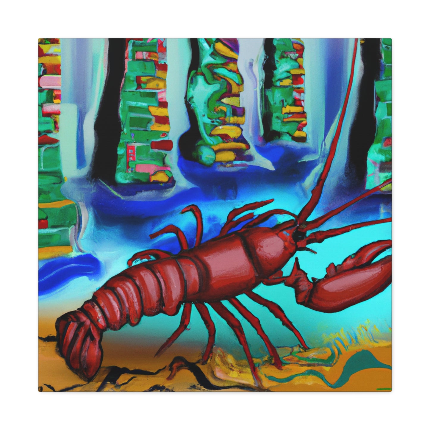 "Lobster Love Revival" - Canvas