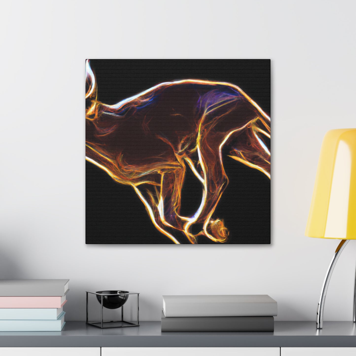 "Caracal in Abstraction" - Canvas