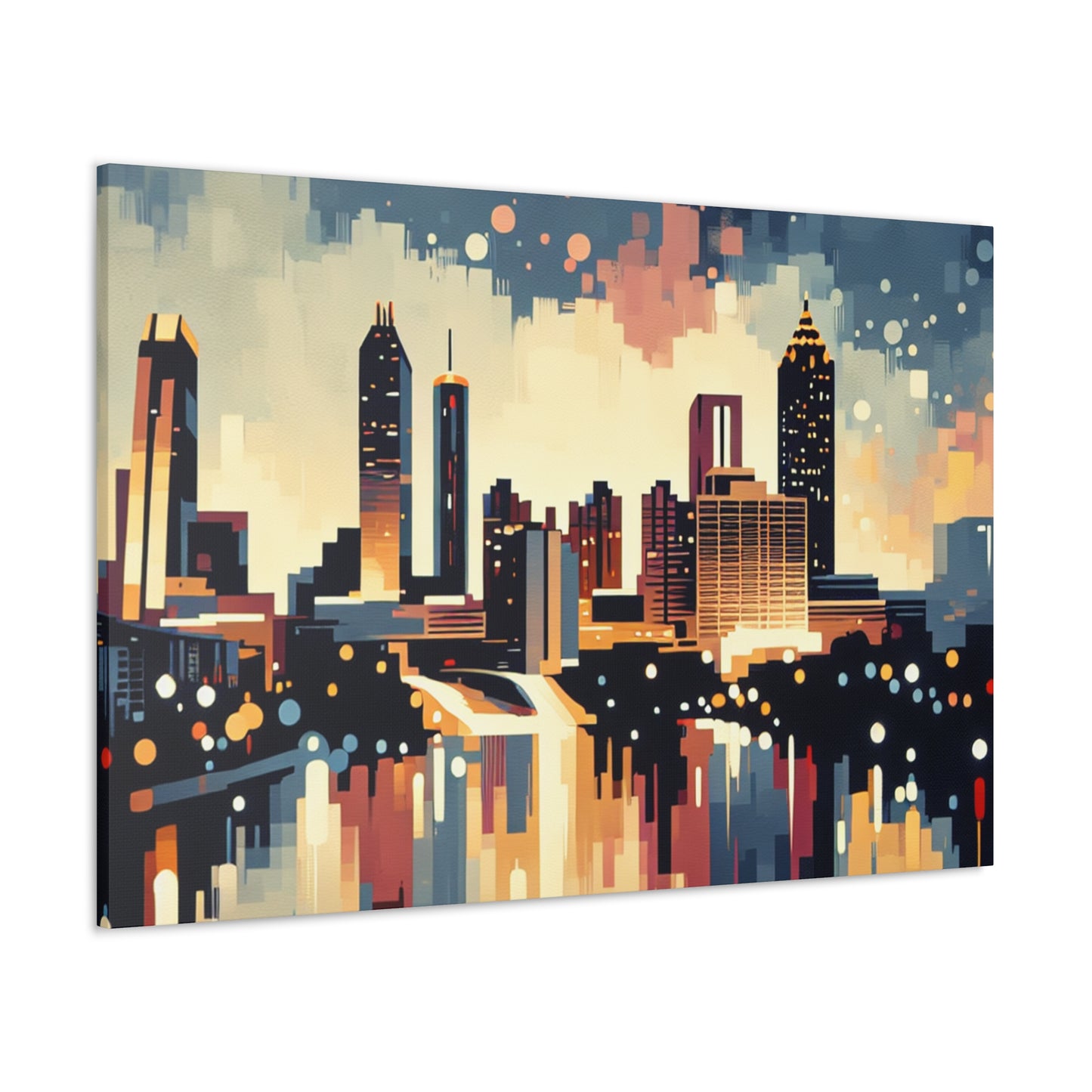 Urban Elegance Unveiled - Canvas