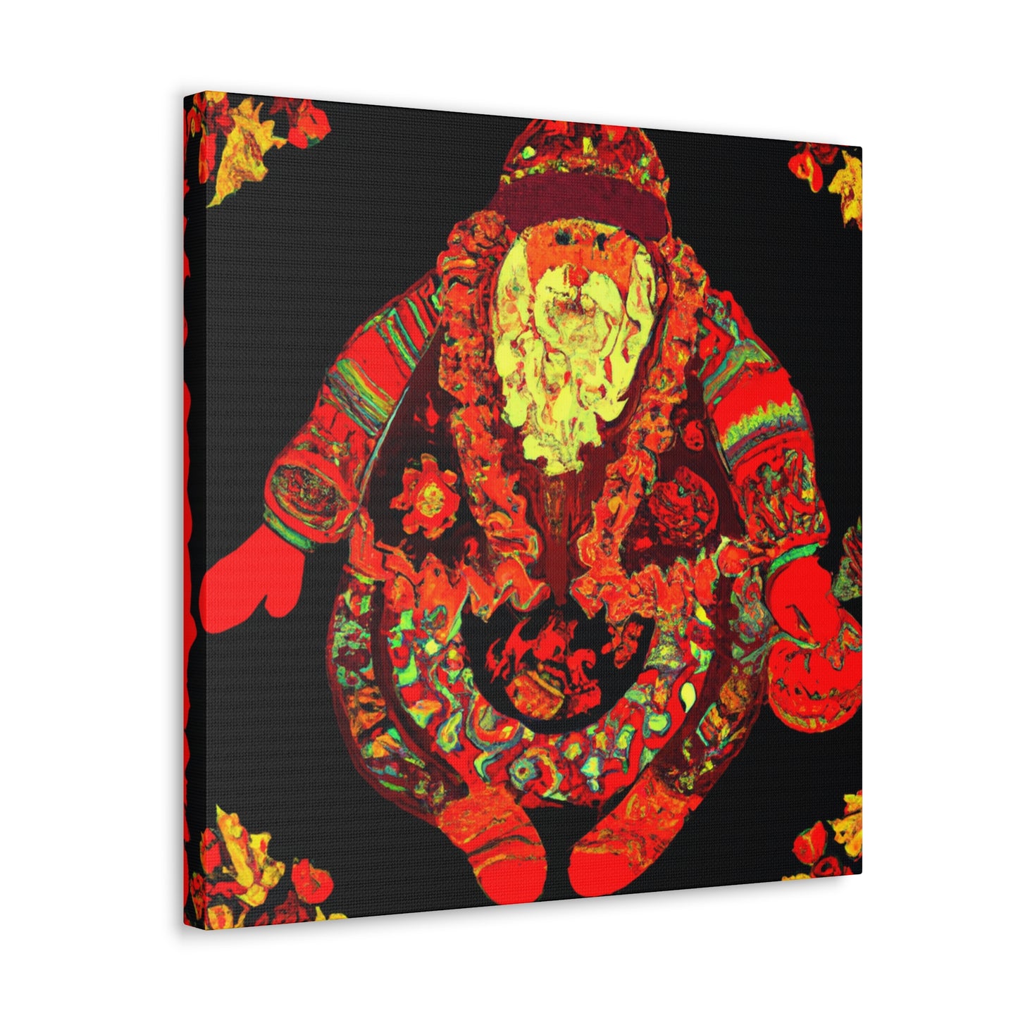 Santa's Yule Joy - Canvas