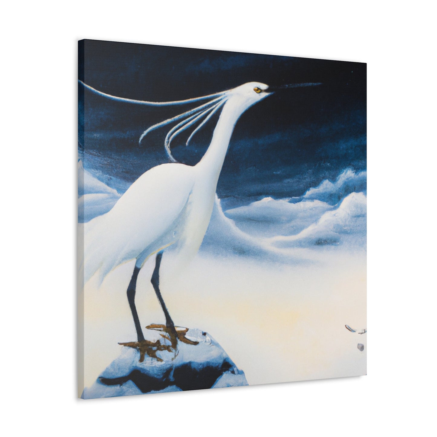 Snowy Egret Splendor - Canvas