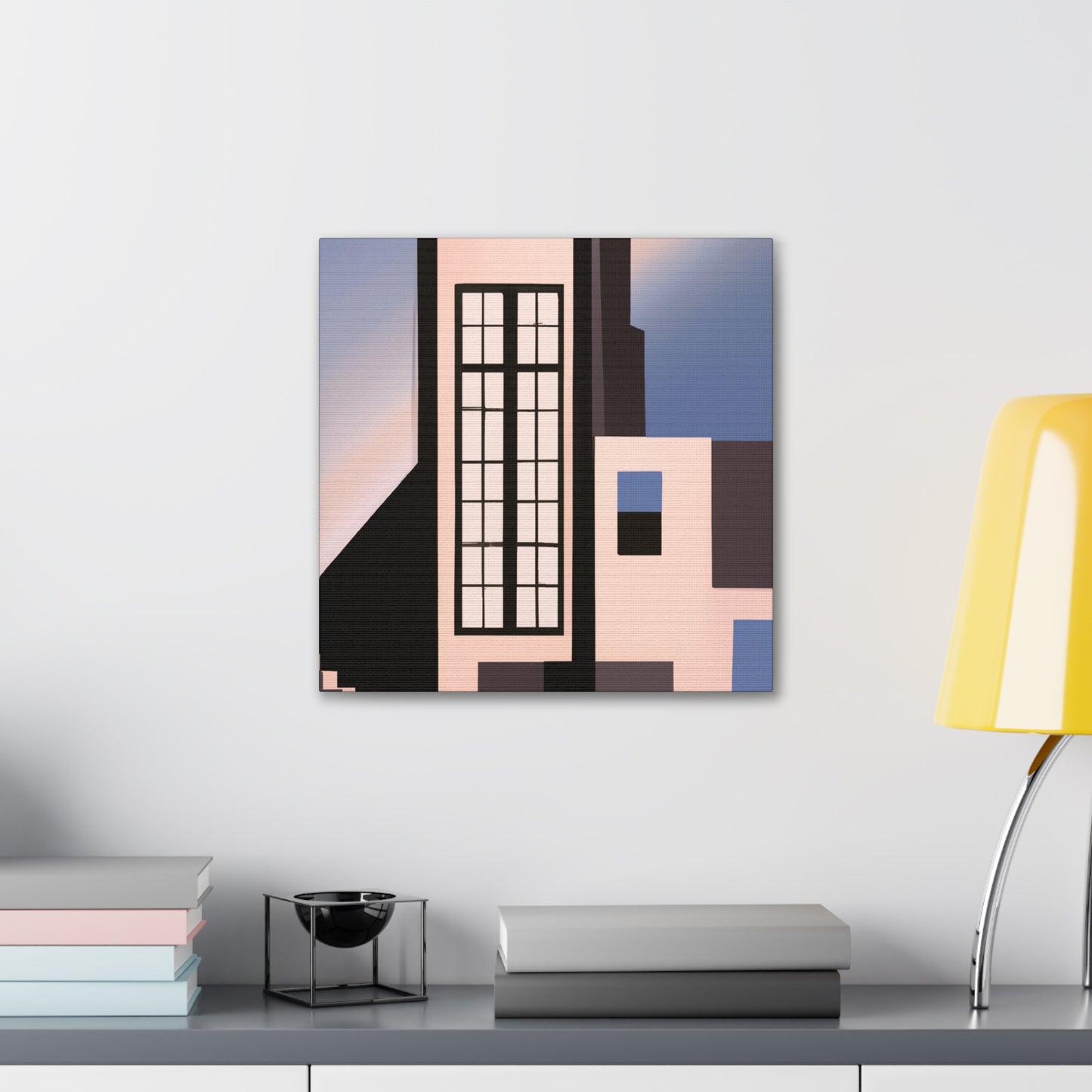 "Minimalist Art Deco Beauty" - Canvas