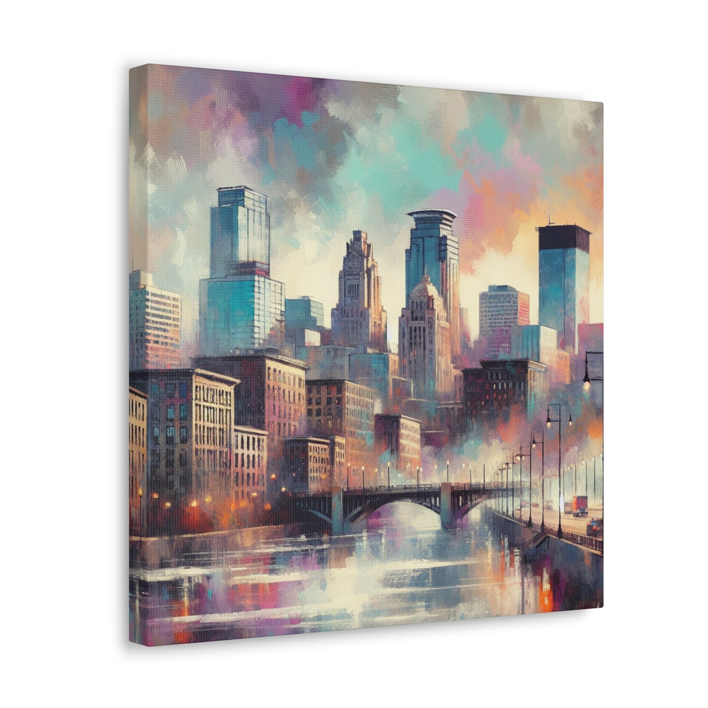 "Urban Melodies on Canvas" - Canvas