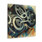 "Mechanical Musings: Crankshaft Symphony" - Canvas