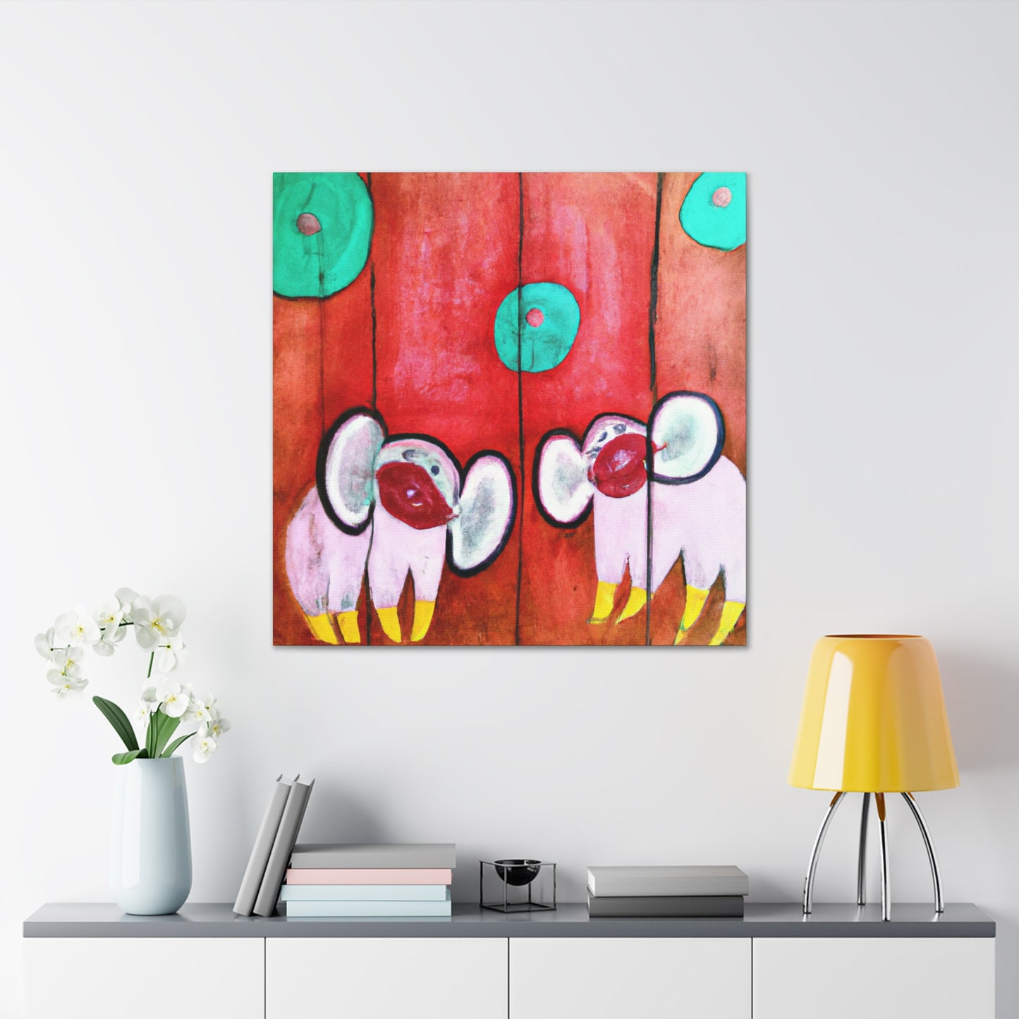 "Colors of Serene Seasons" - Canvas