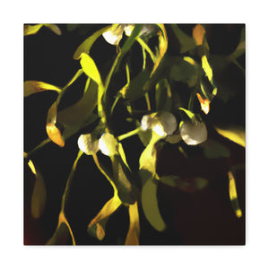 Mistletoe in abstracted. - Canvas