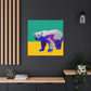 Polar Bear Pop Art - Canvas