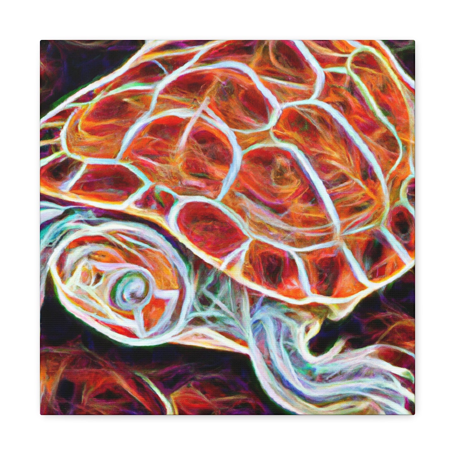 "Turtle Solitaire Magnificence" - Canvas