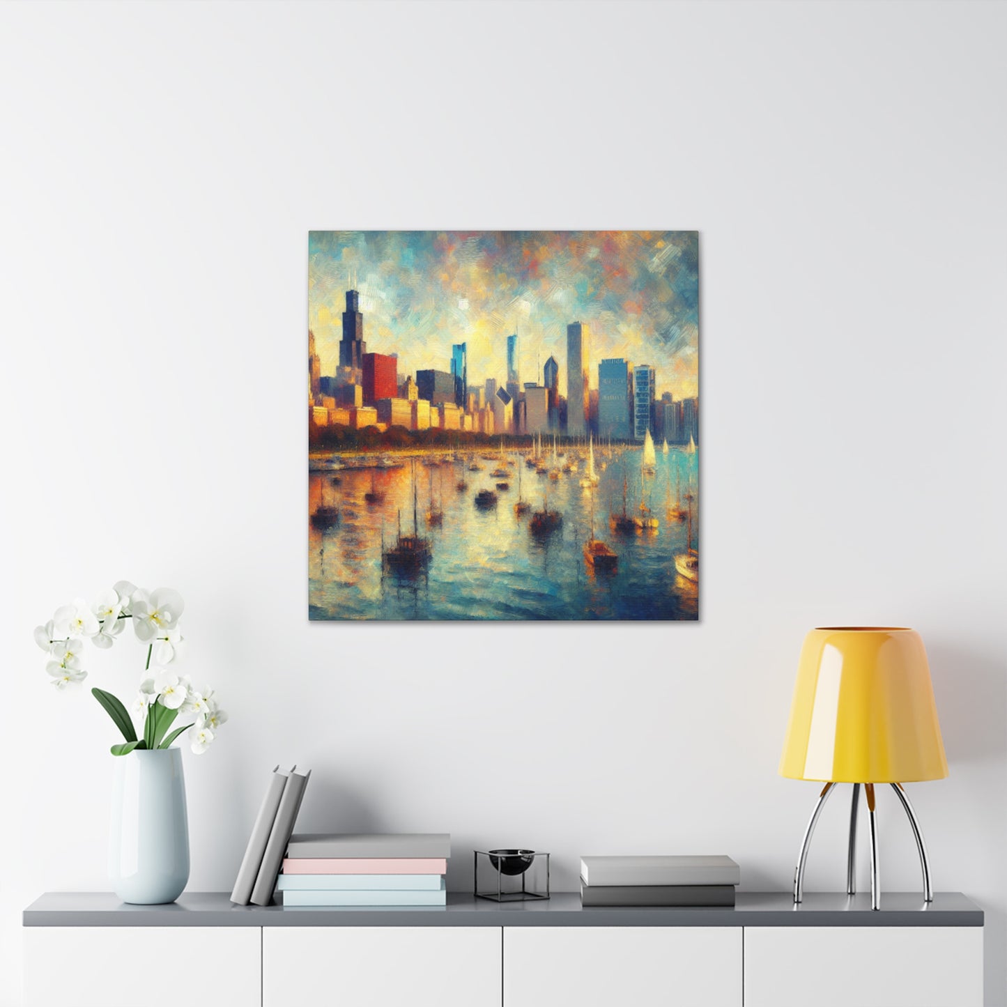 "Cityscape of Hope" - Canvas