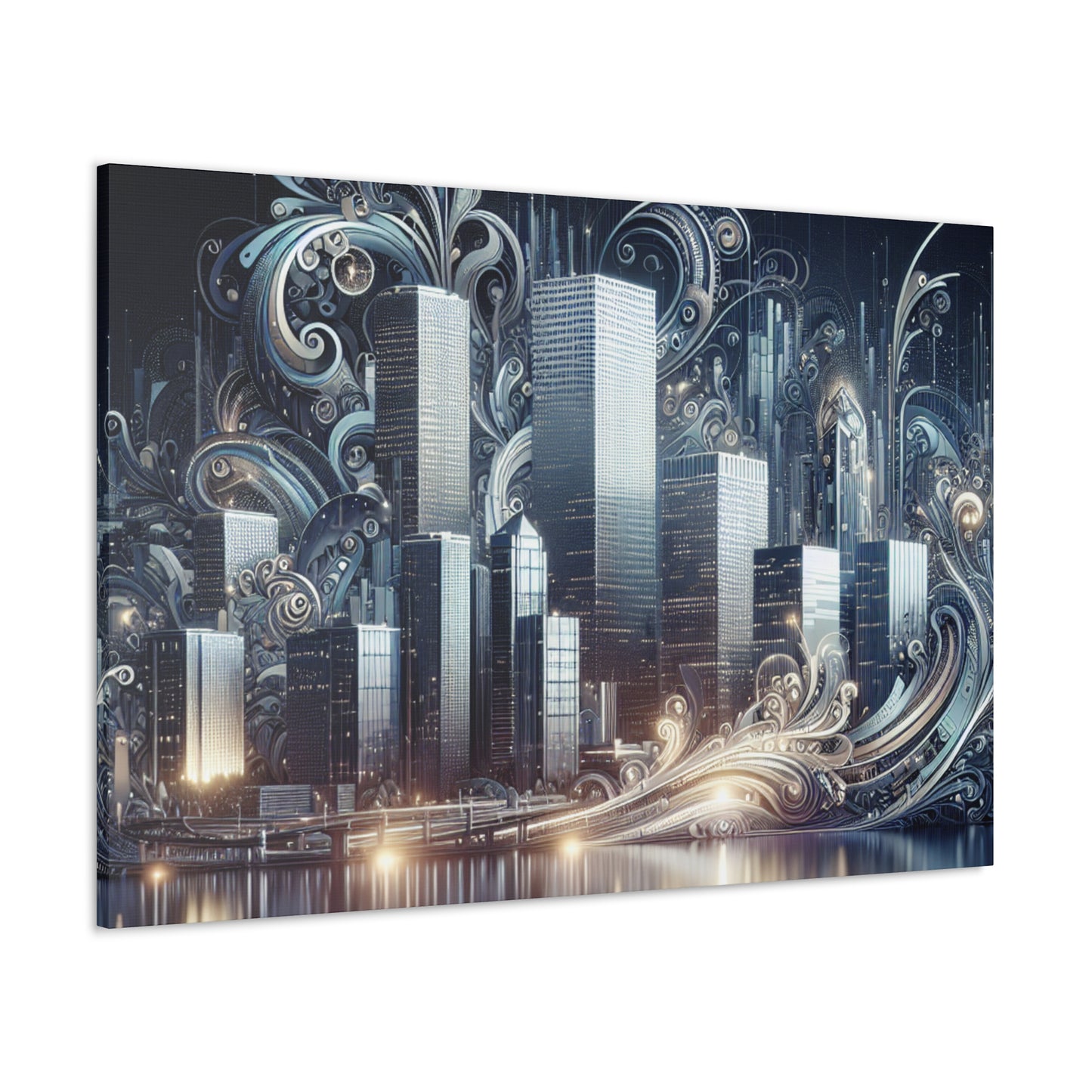 "Majestic Mile-High Metropolis" - Canvas