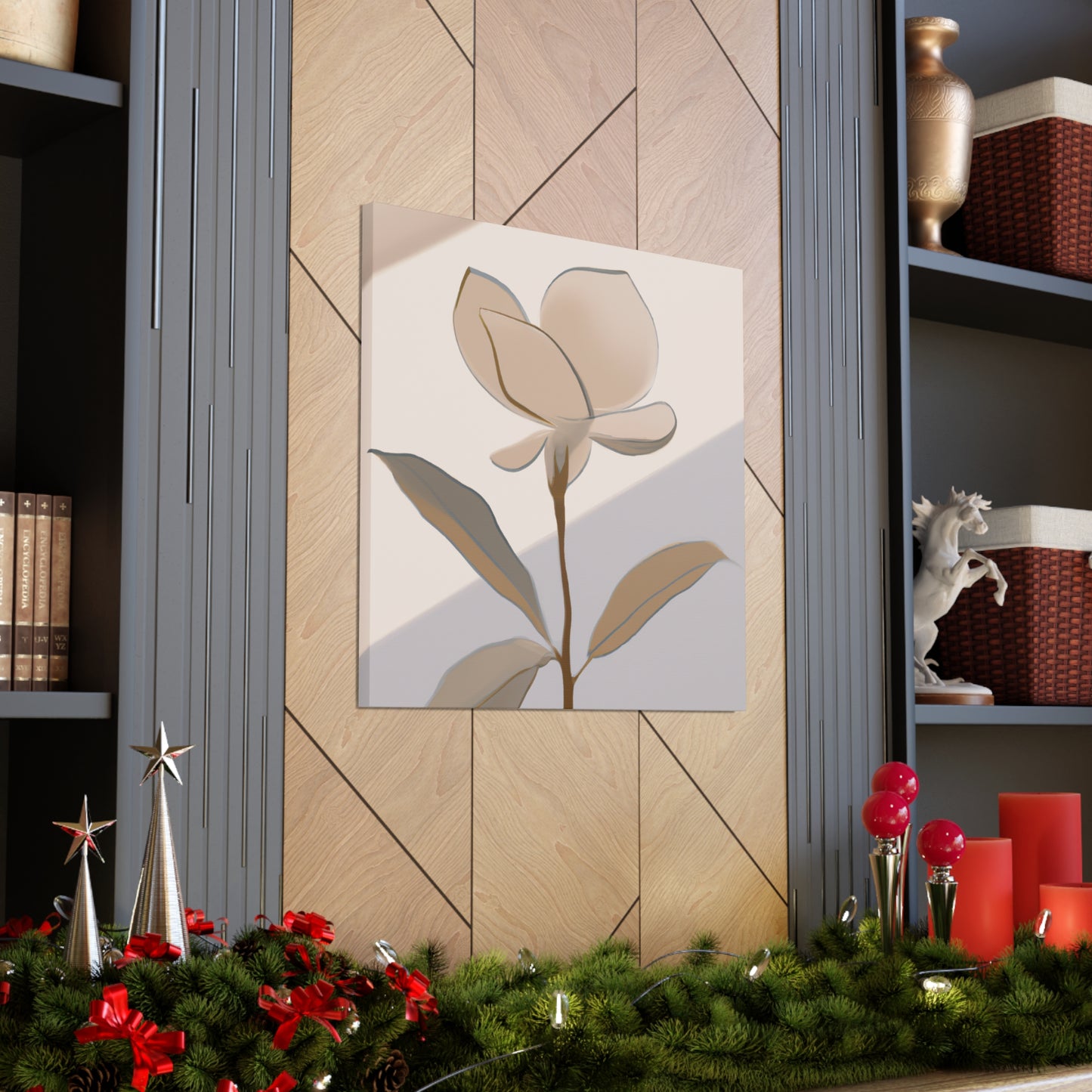 Gardenia in Deco Style - Canvas