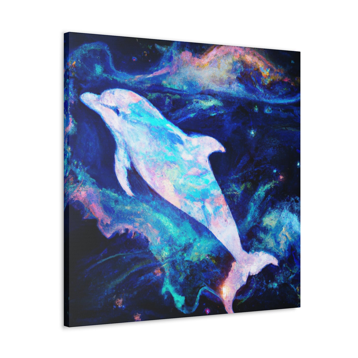 "Dolphin in the Baroque" - Canvas