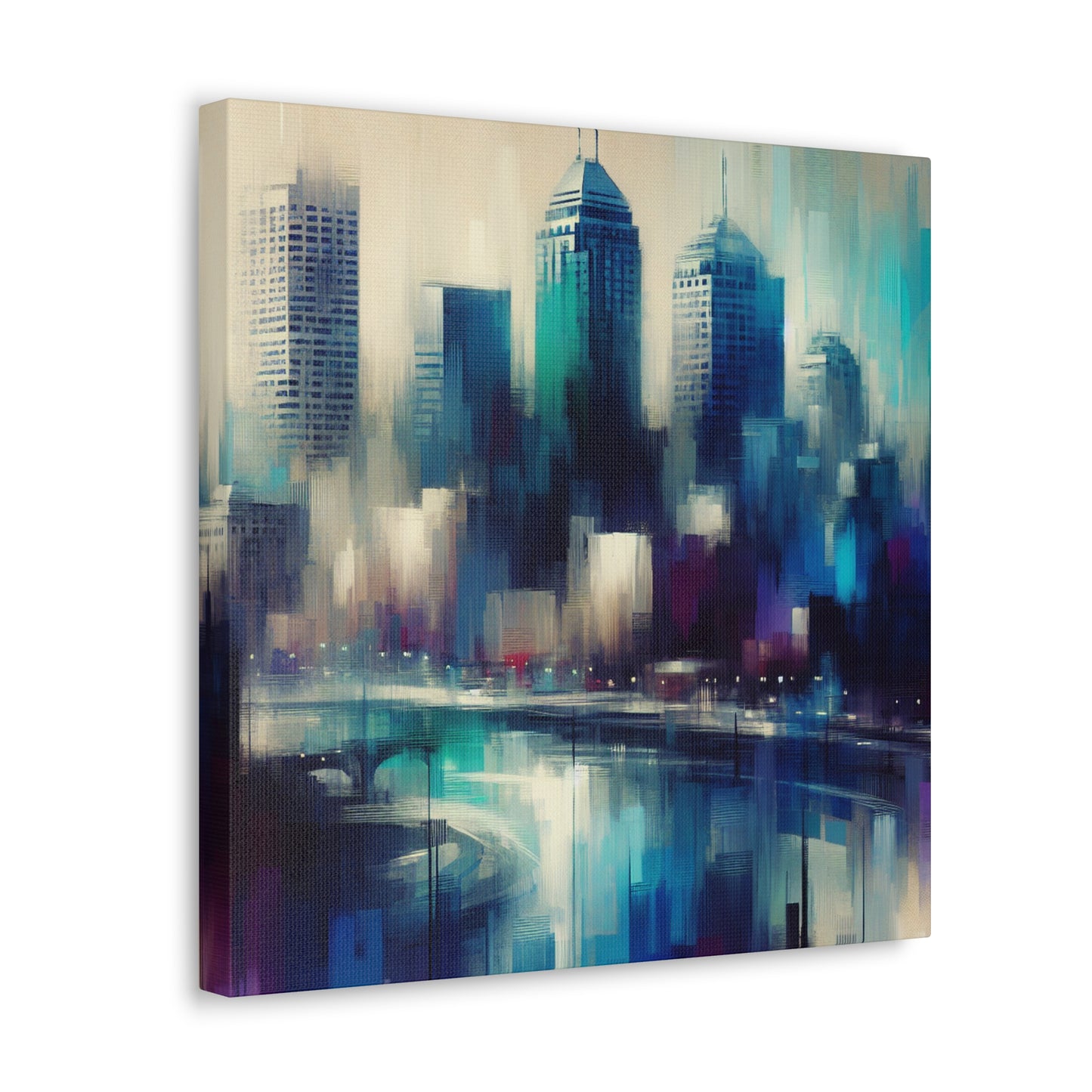 "Spectres of Speedway City" - Canvas