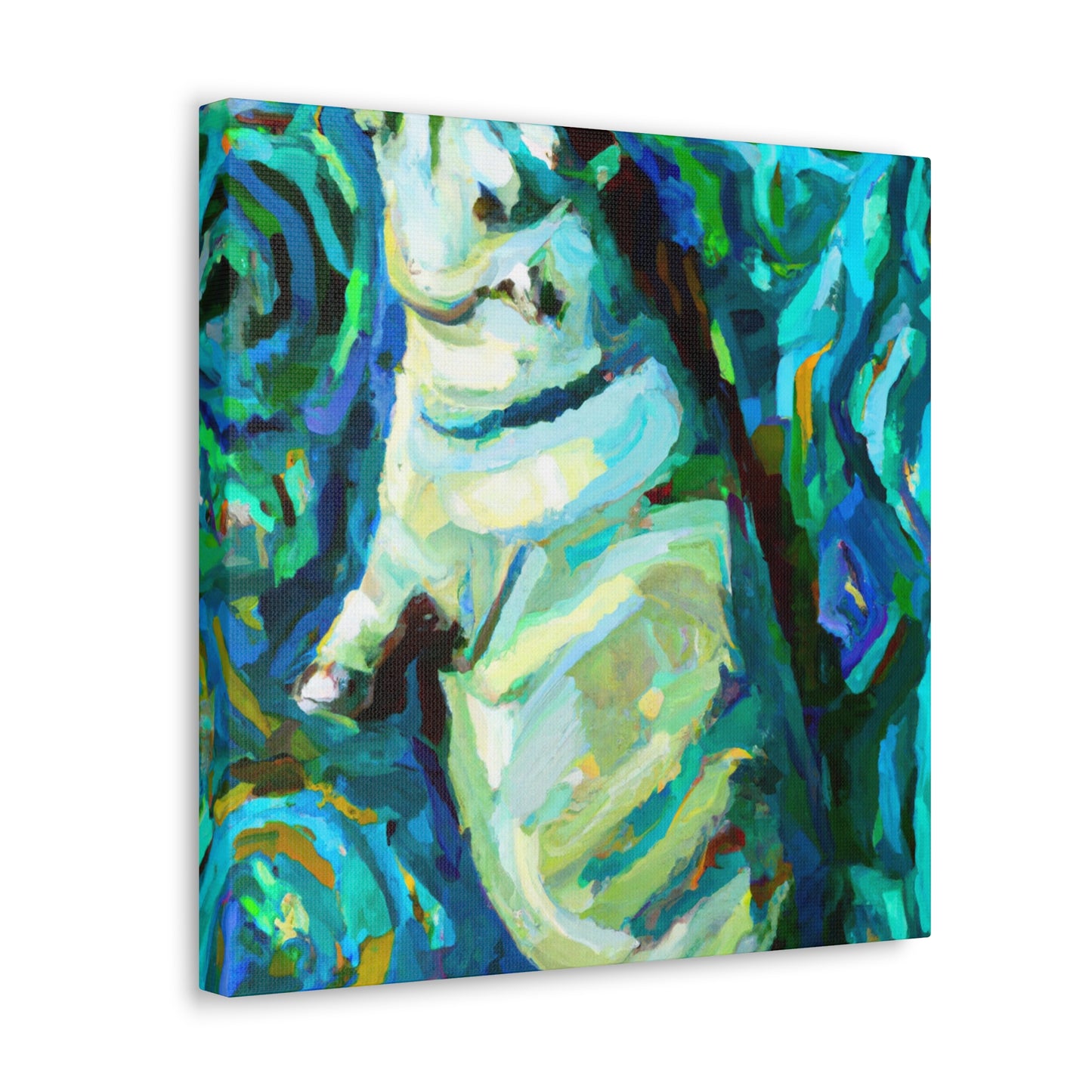 'Manatee in Abstract' - Canvas