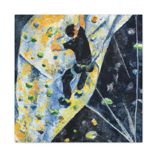 Rock Climber's Ascent - Canvas