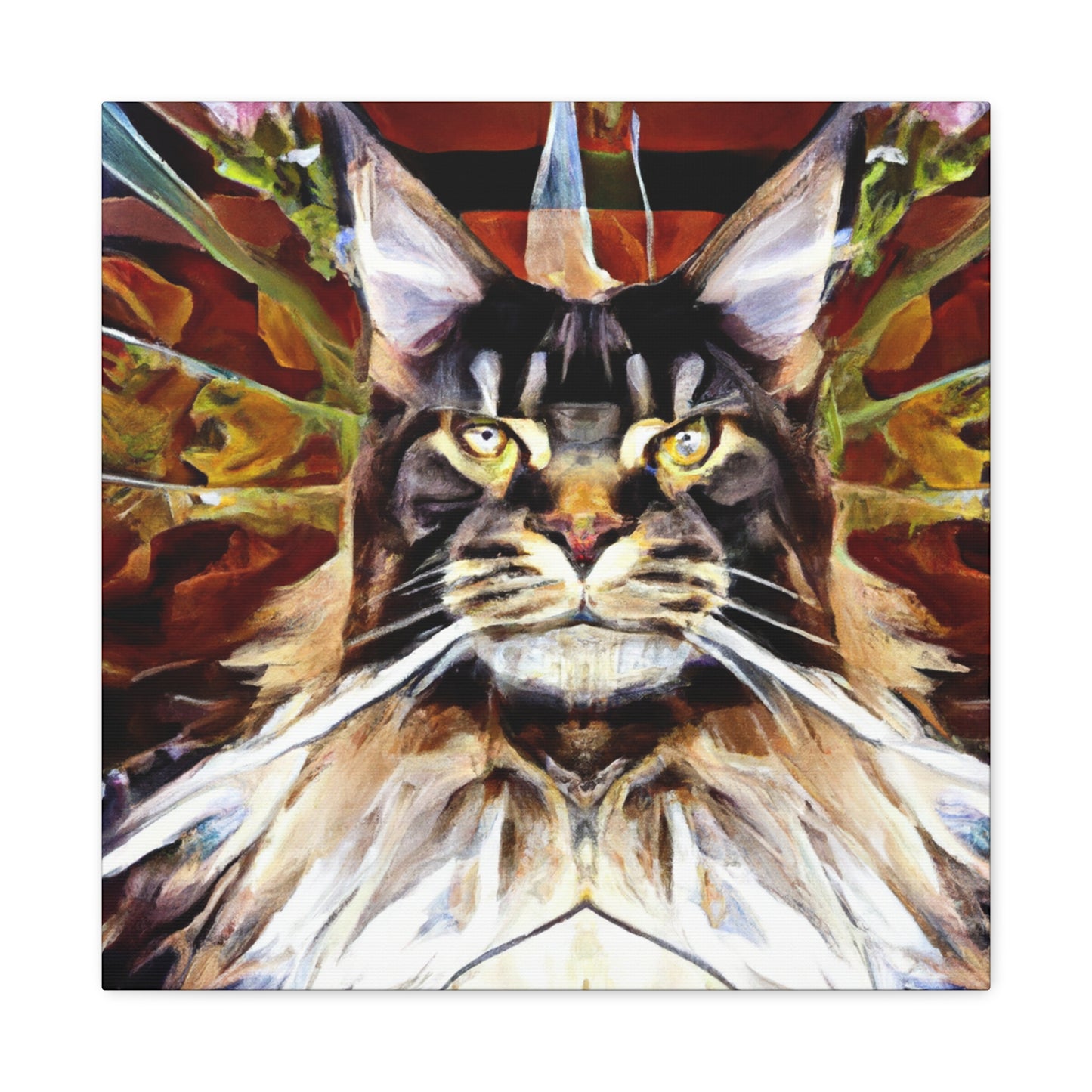 Maine Coon Surrealism - Canvas