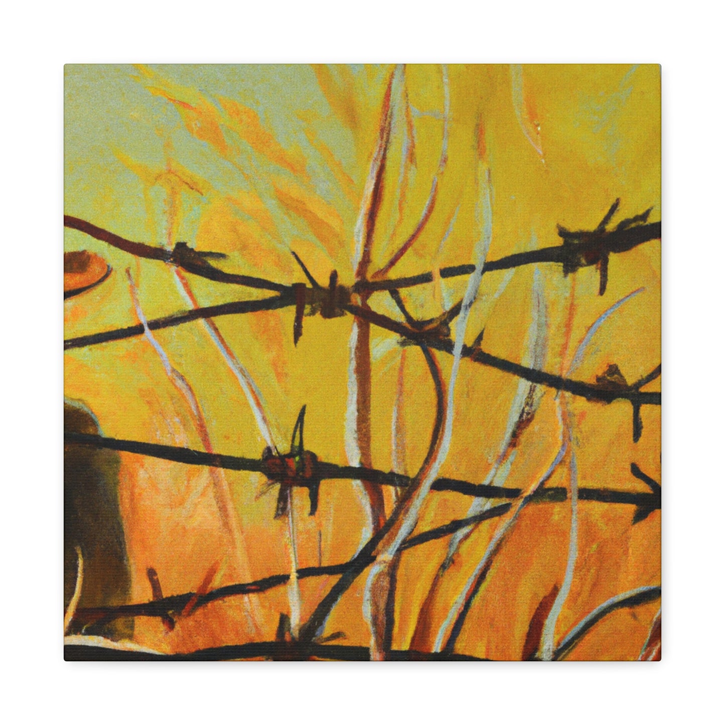 Barbed Wire Mirage - Canvas