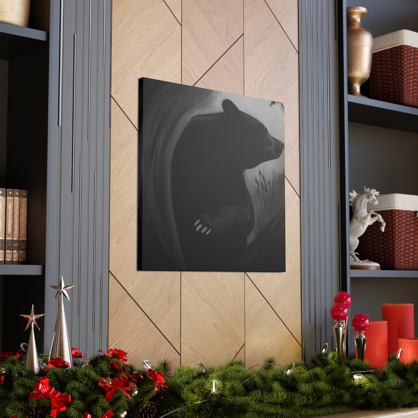 "Asiatic Black Bear Dreaming" - Canvas