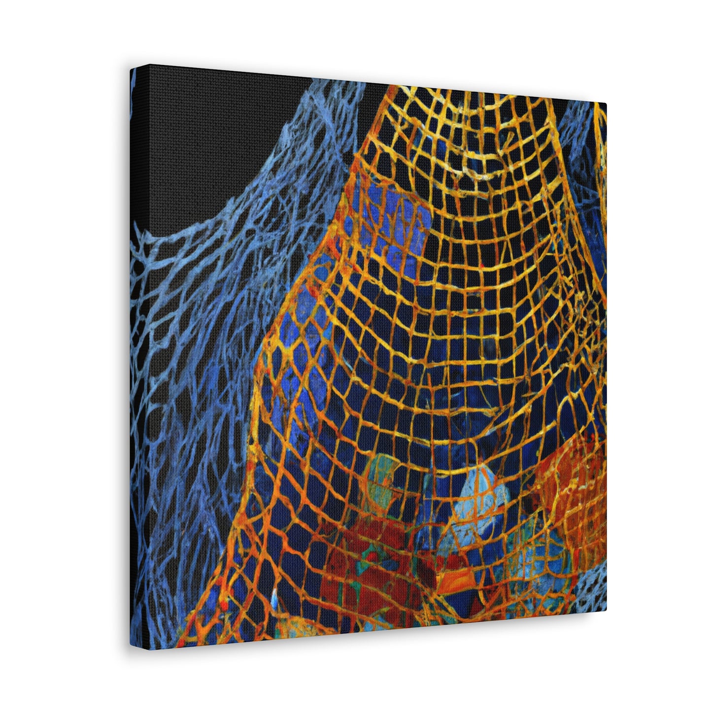 "Net of Forgotten Fishes" - Canvas