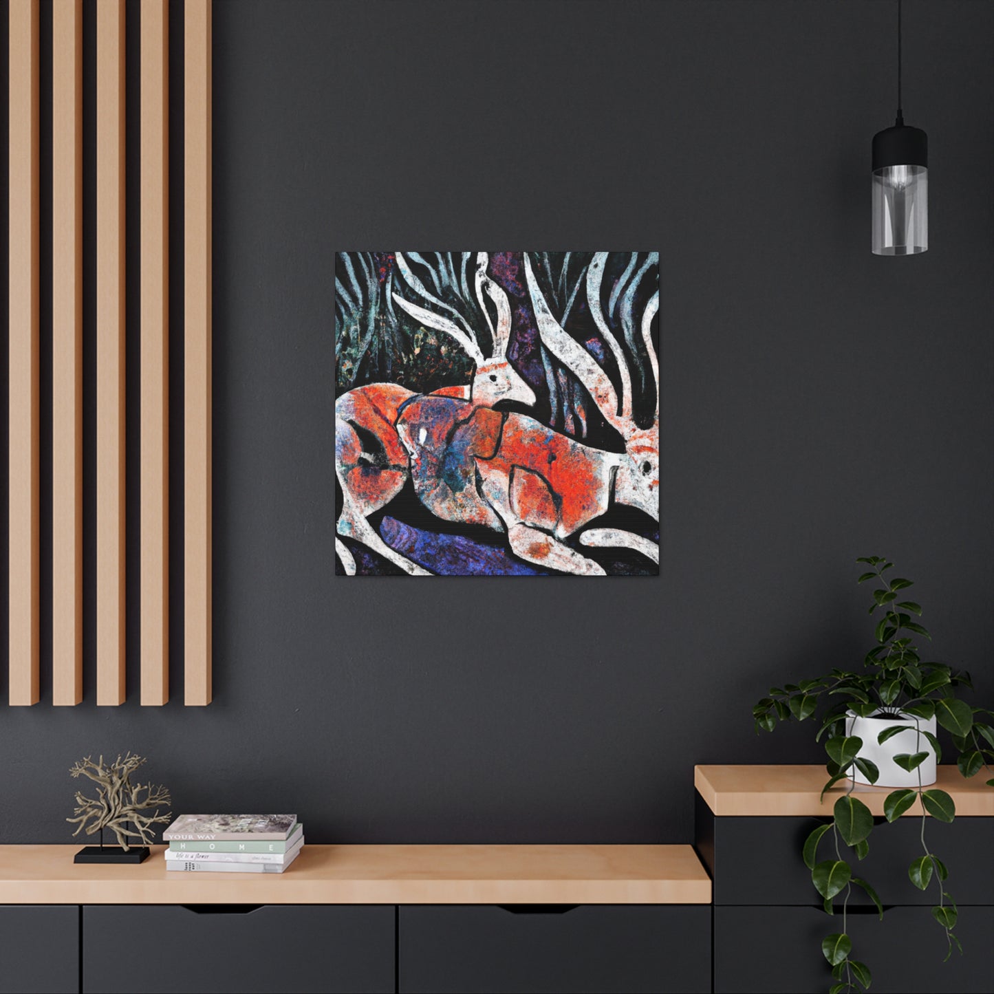 Gazelle's Abstraction Art - Canvas