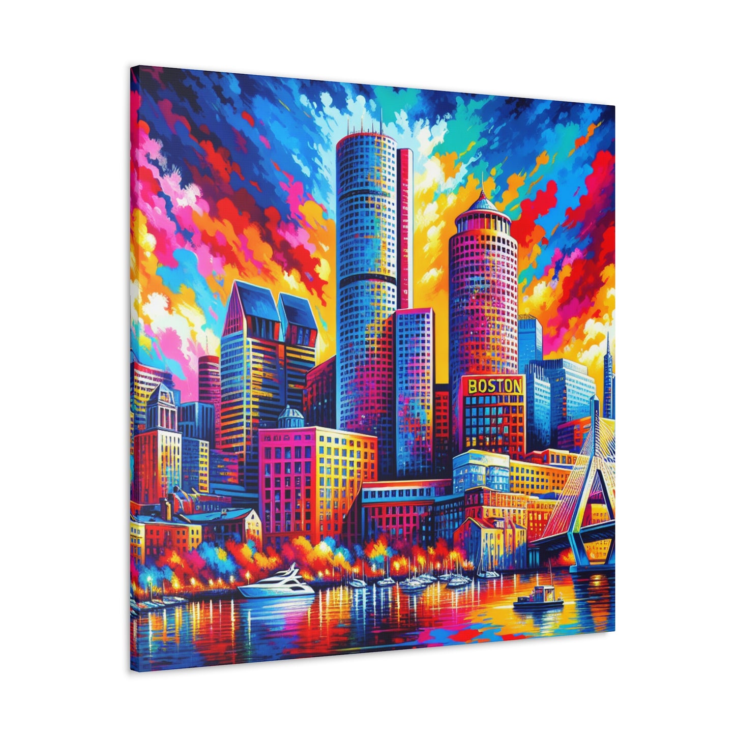 "The Boston Echo Reverberates" - Canvas