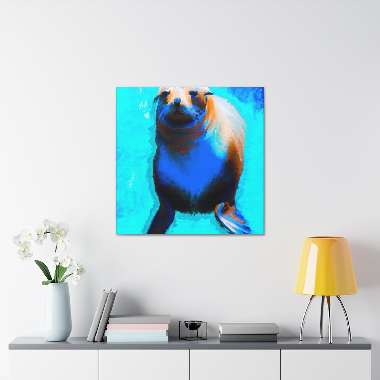 "Sea Lion By Sea." - Canvas