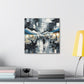 Illuminated Urban Tranquility - Canvas