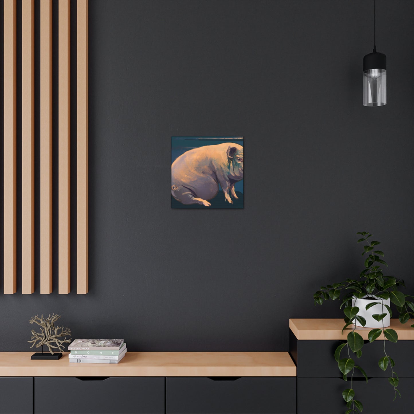 Pig as Pig Can - Canvas