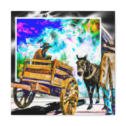 "The Wagon's Dreamscape." - Canvas