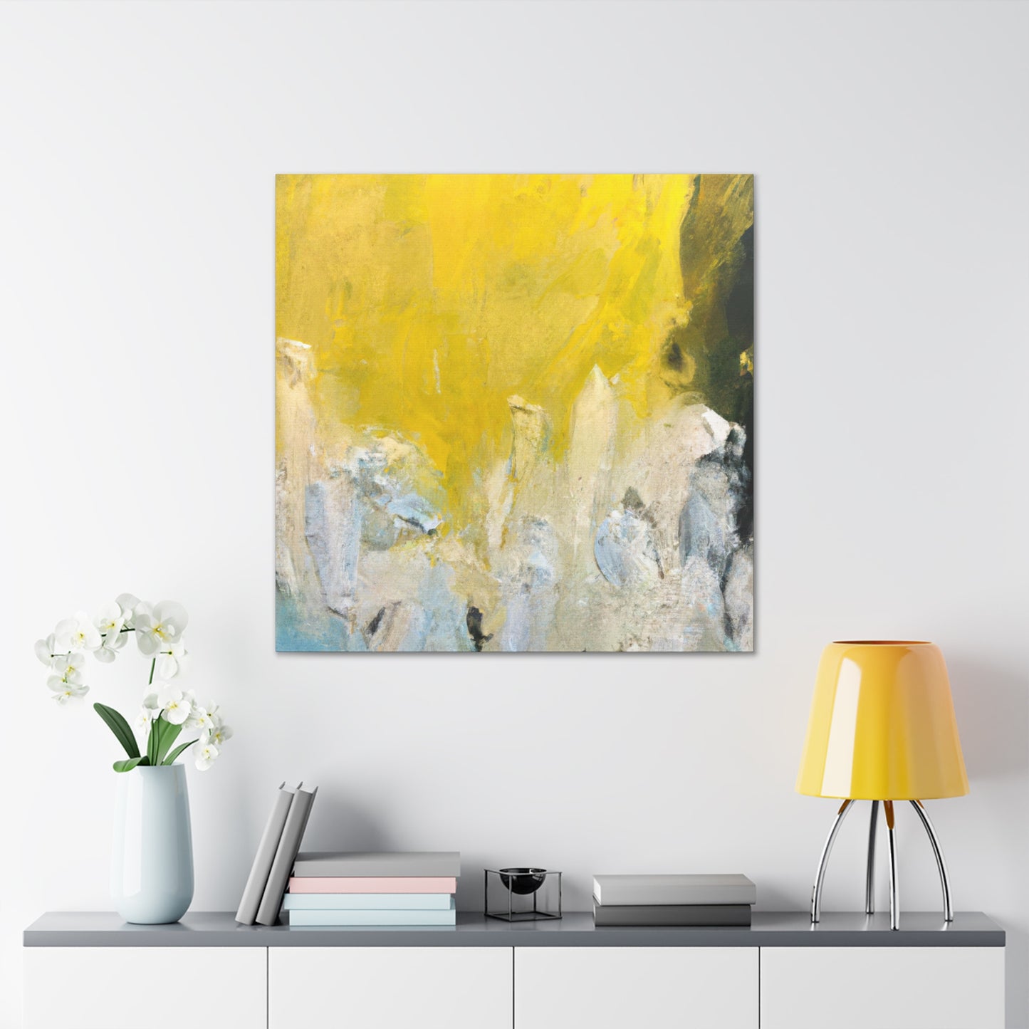 Soulful Radiance Ablaze - Canvas