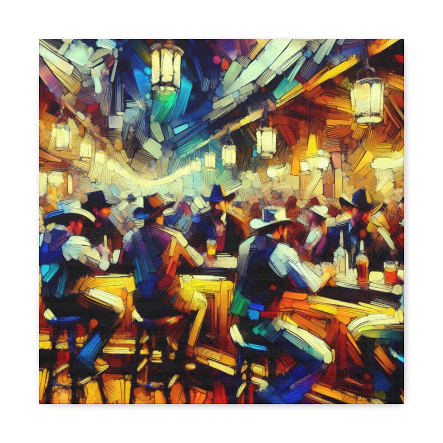 Desert Saloon Serenade - Canvas