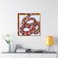 Corn Snake Abstract Art - Canvas