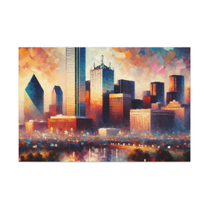 "Dallas Dreamscapes Delight" - Canvas