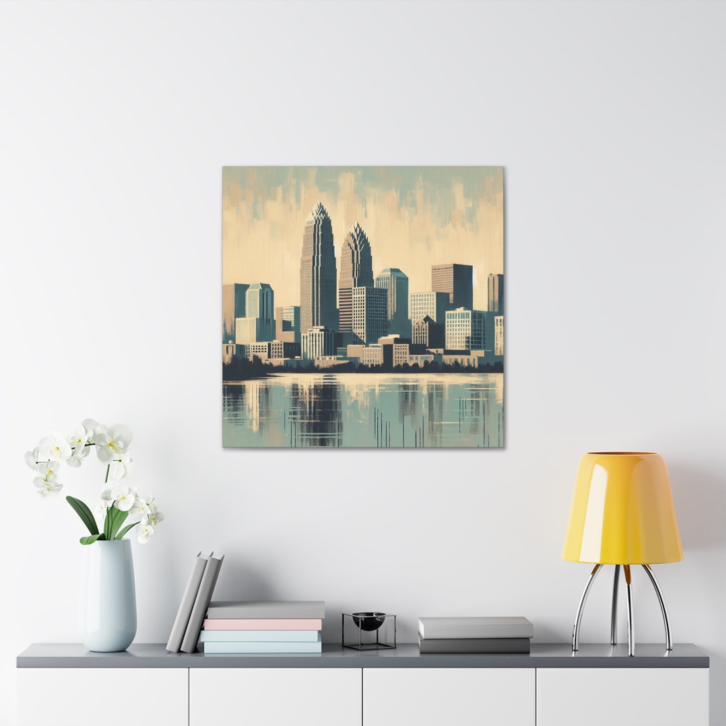 "Southern City Whispers" - Canvas