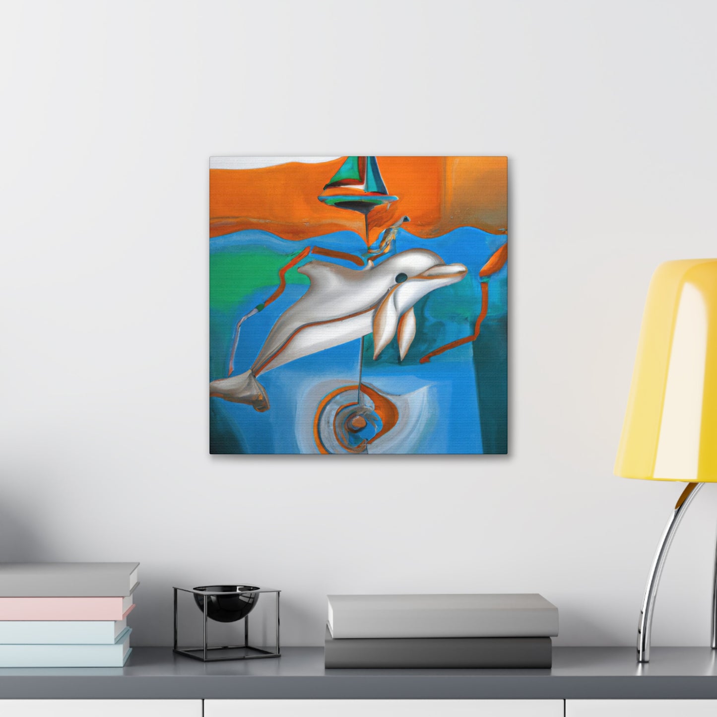 Dolphins in Dreamland - Canvas