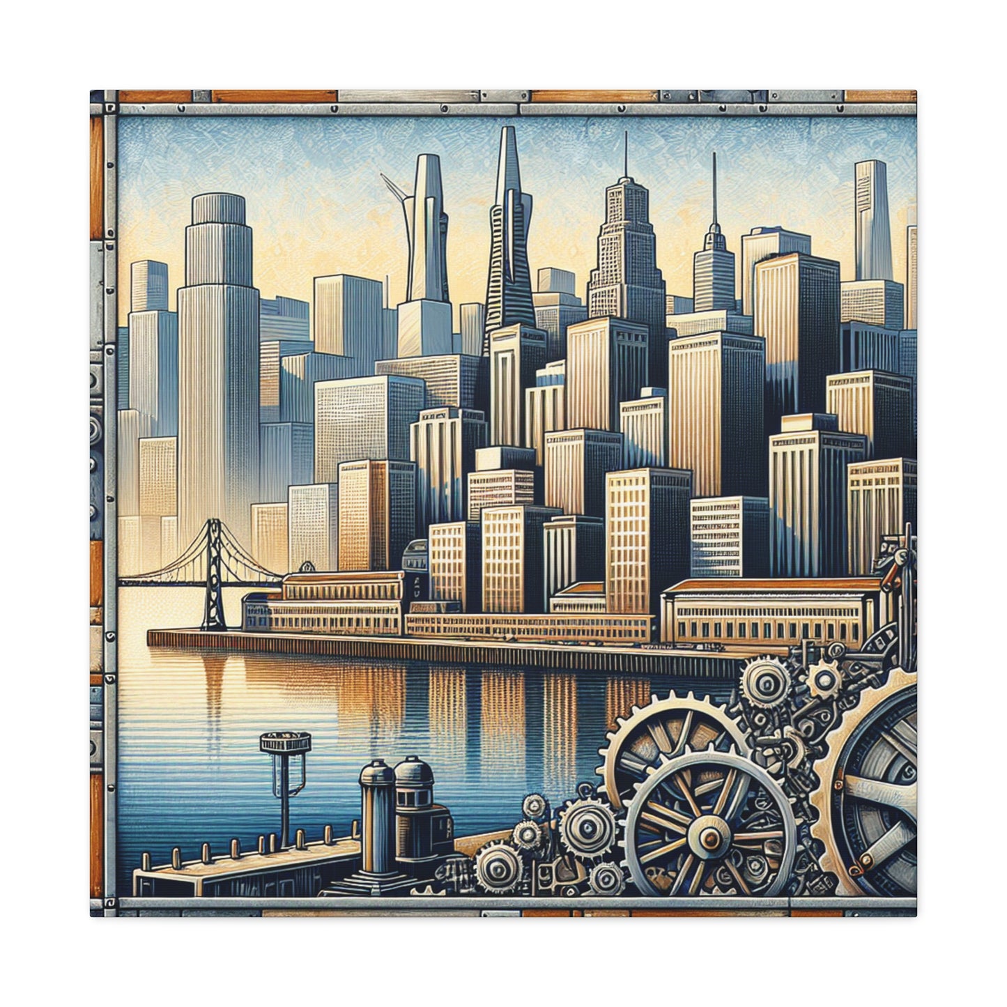 Cityscape Serenade - Canvas