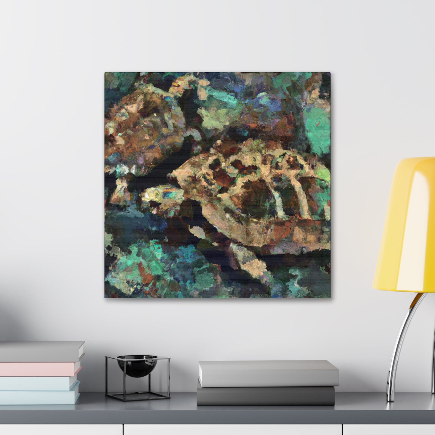 "Tortoise in Repose" - Canvas