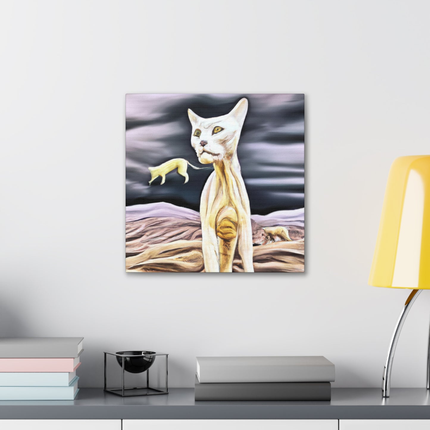 Caracal in Surrealism - Canvas