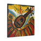 Ukelele Splendour Ablaze - Canvas