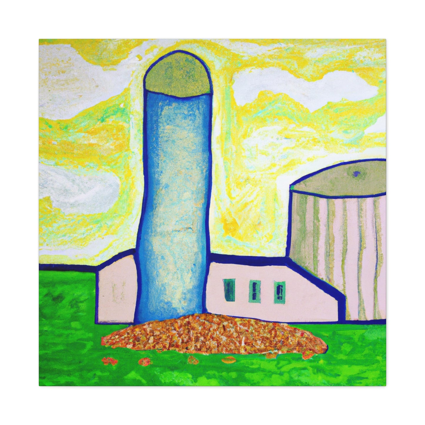 "Silo in Impressionism" - Canvas