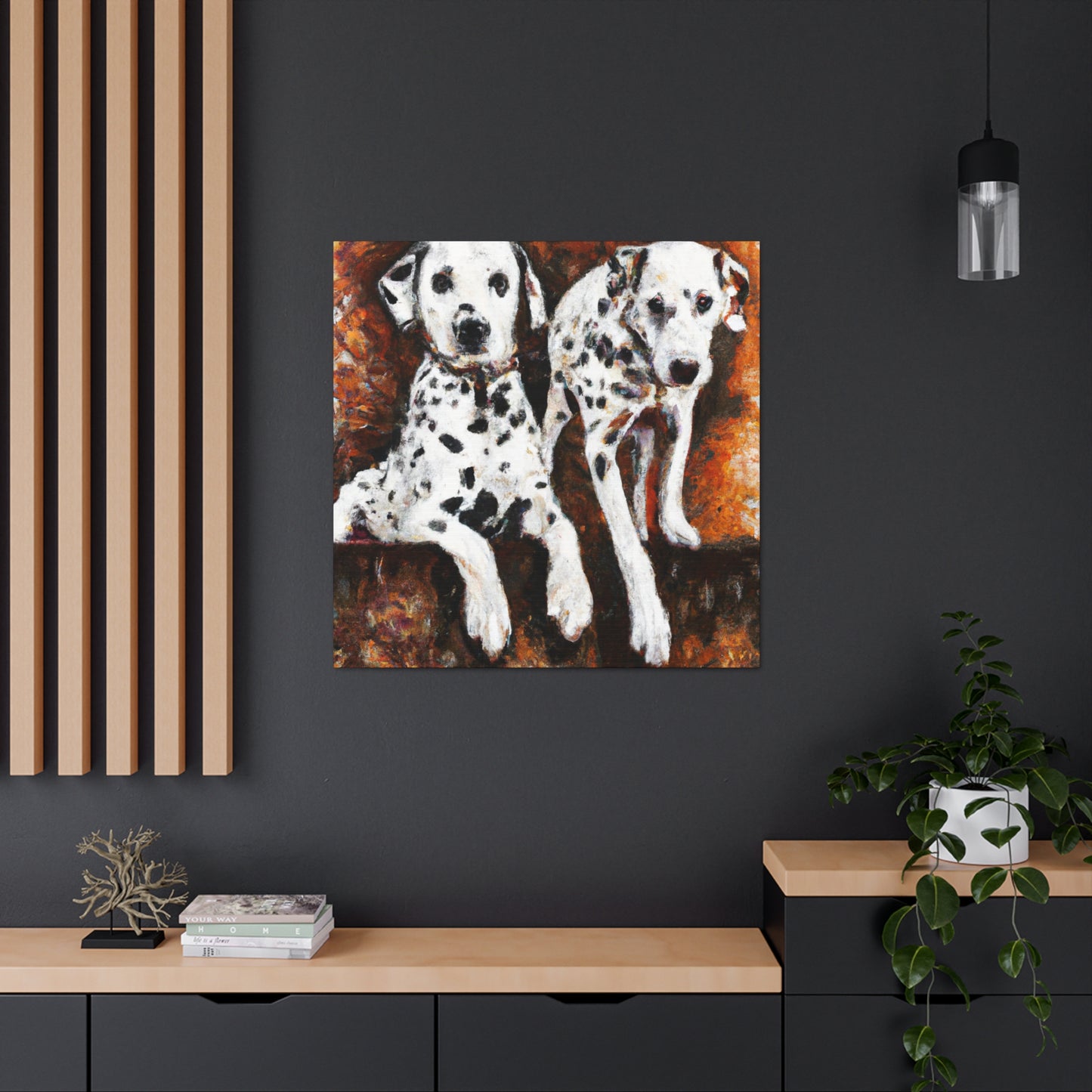 Dalmatian Dreamscape - Canvas