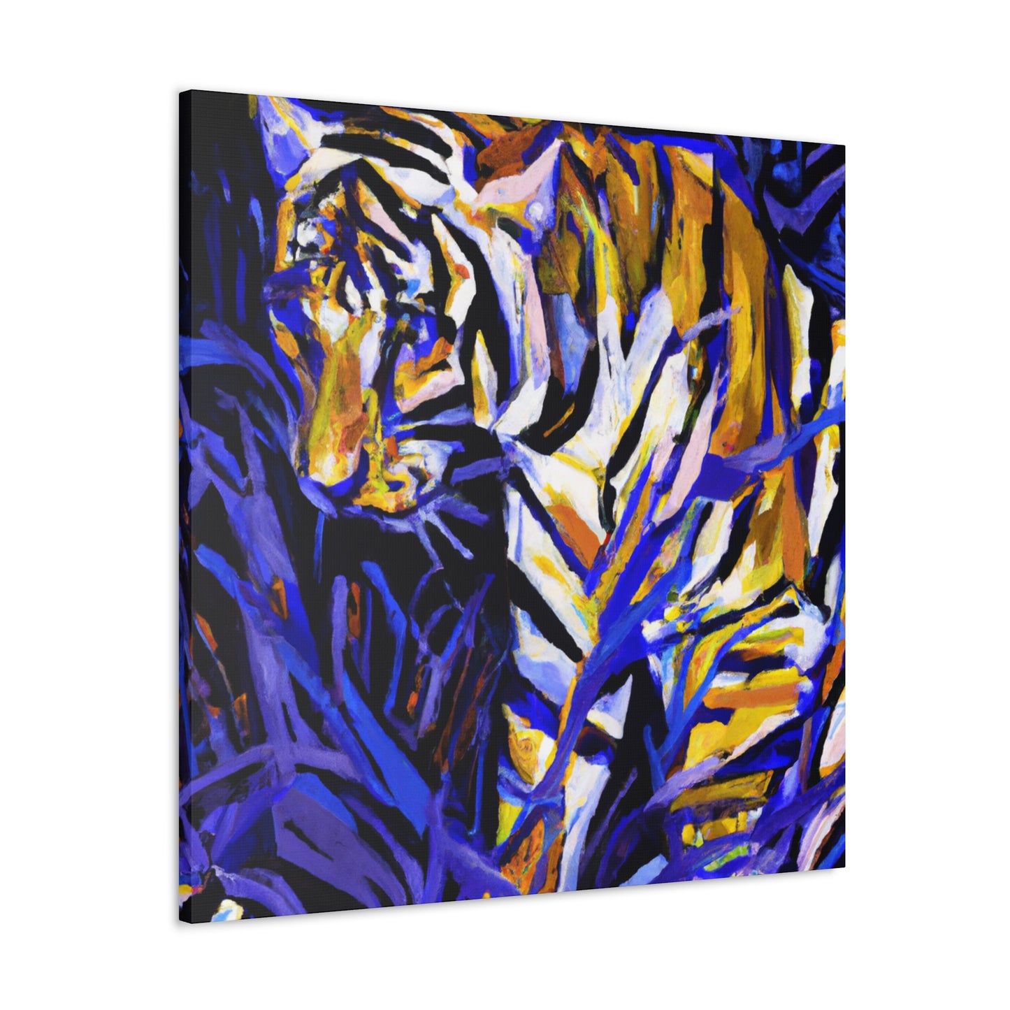 Tiger Unleashed in Art - Canvas