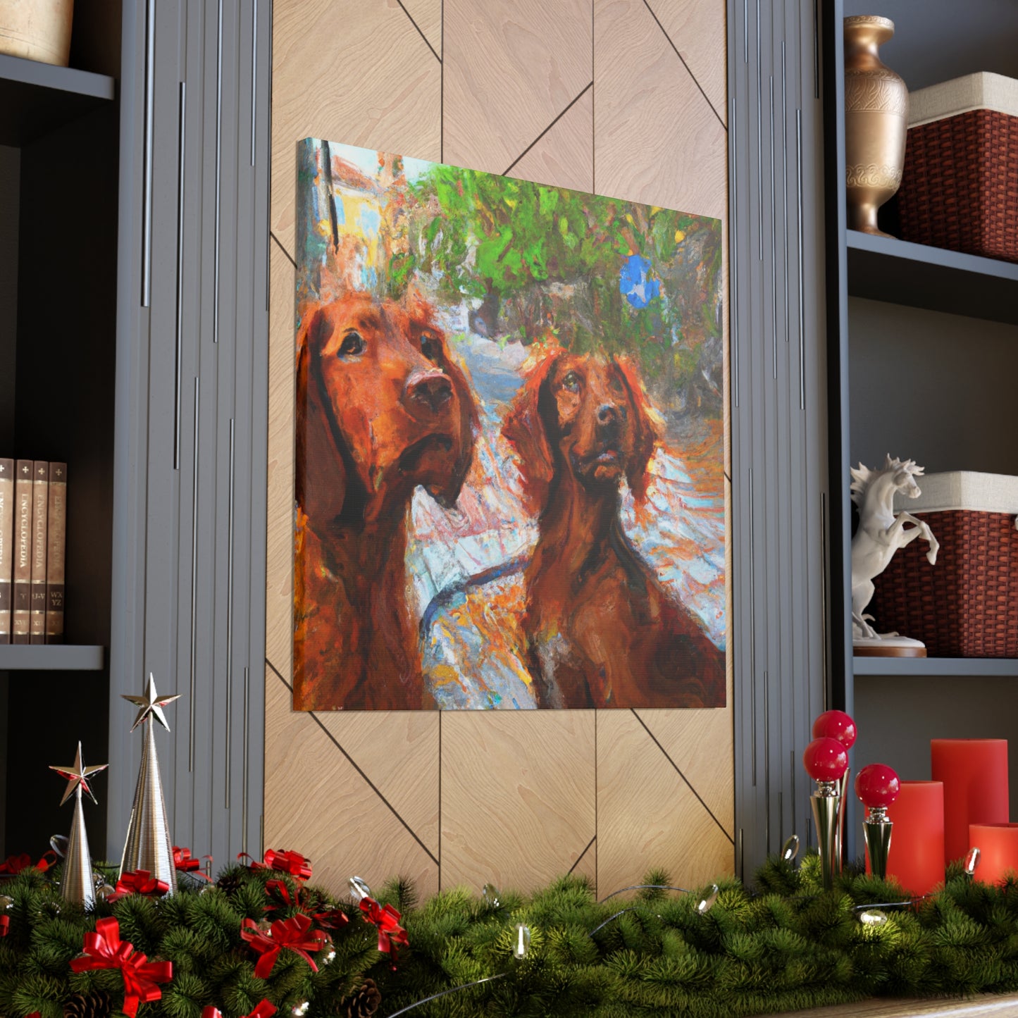 Irish Setter Portrait - Canvas