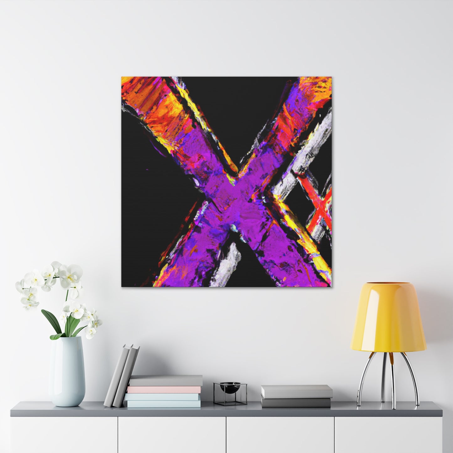 "X Awaits Dreamers" - Canvas