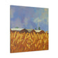 "Wheat Field Idyllic Dream" - Canvas