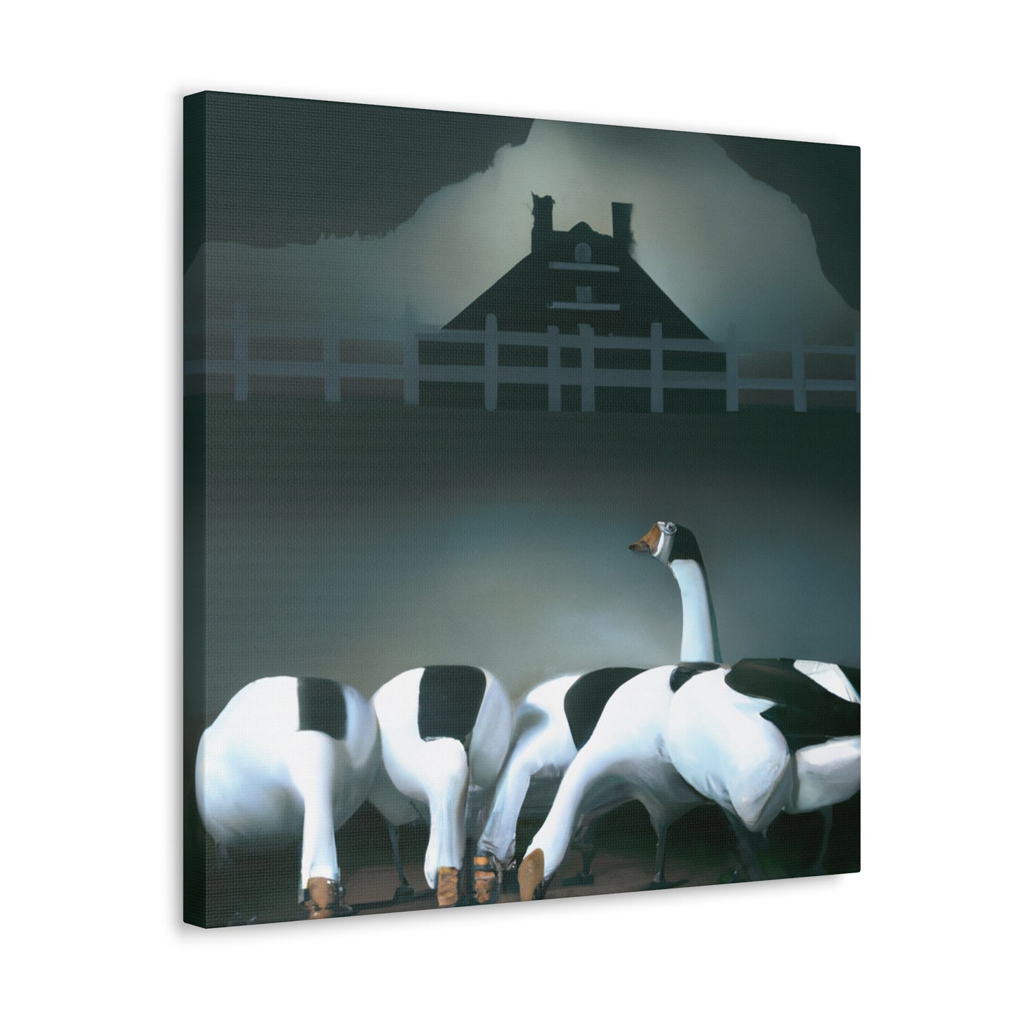 Geese in the Golden Age - Canvas