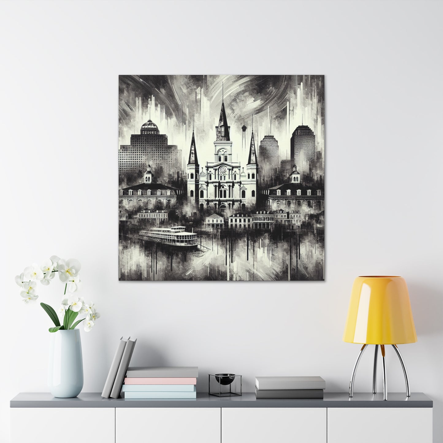 Vibrant Crescent City Creation - Canvas