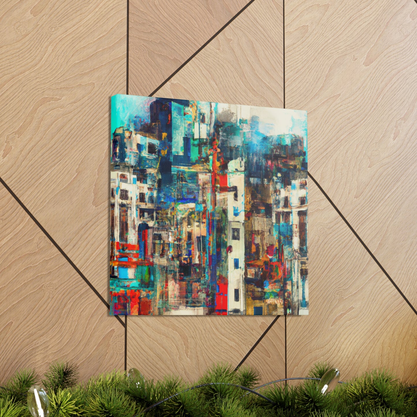 "Deco Dreams Flourish" - Canvas